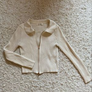 Long Sleeve Zip-Up Sweater from 12th Tribe